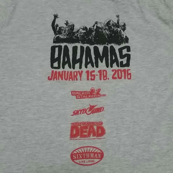 The Walking Dead Walker stalker cruise 2016 tshirt - Picture 7 of 9